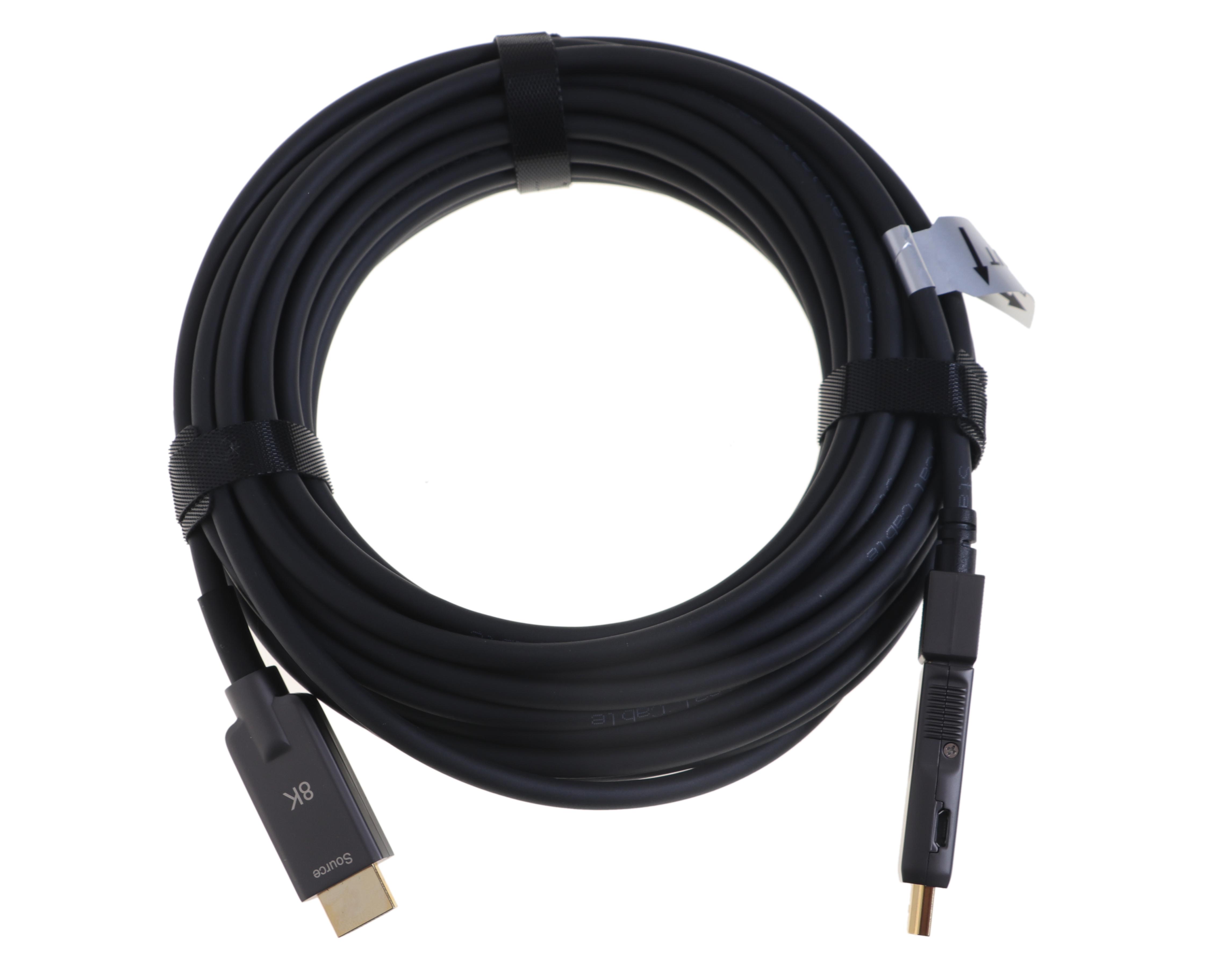 Armored HDMI 2.1 detachable fiber Cable(Type A-D)