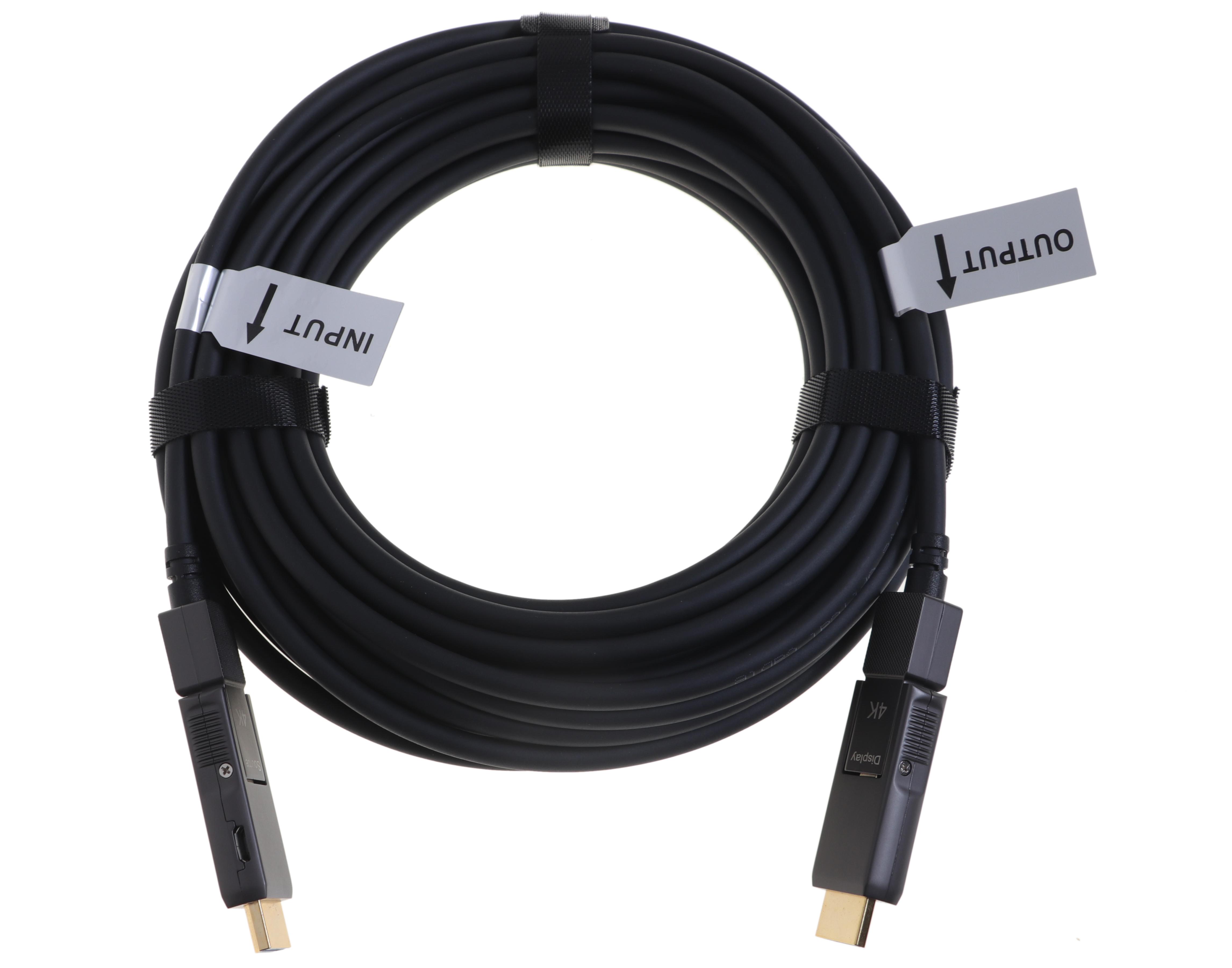 Armored HDMI 2.0 detachable fiber cable(Type D-D)