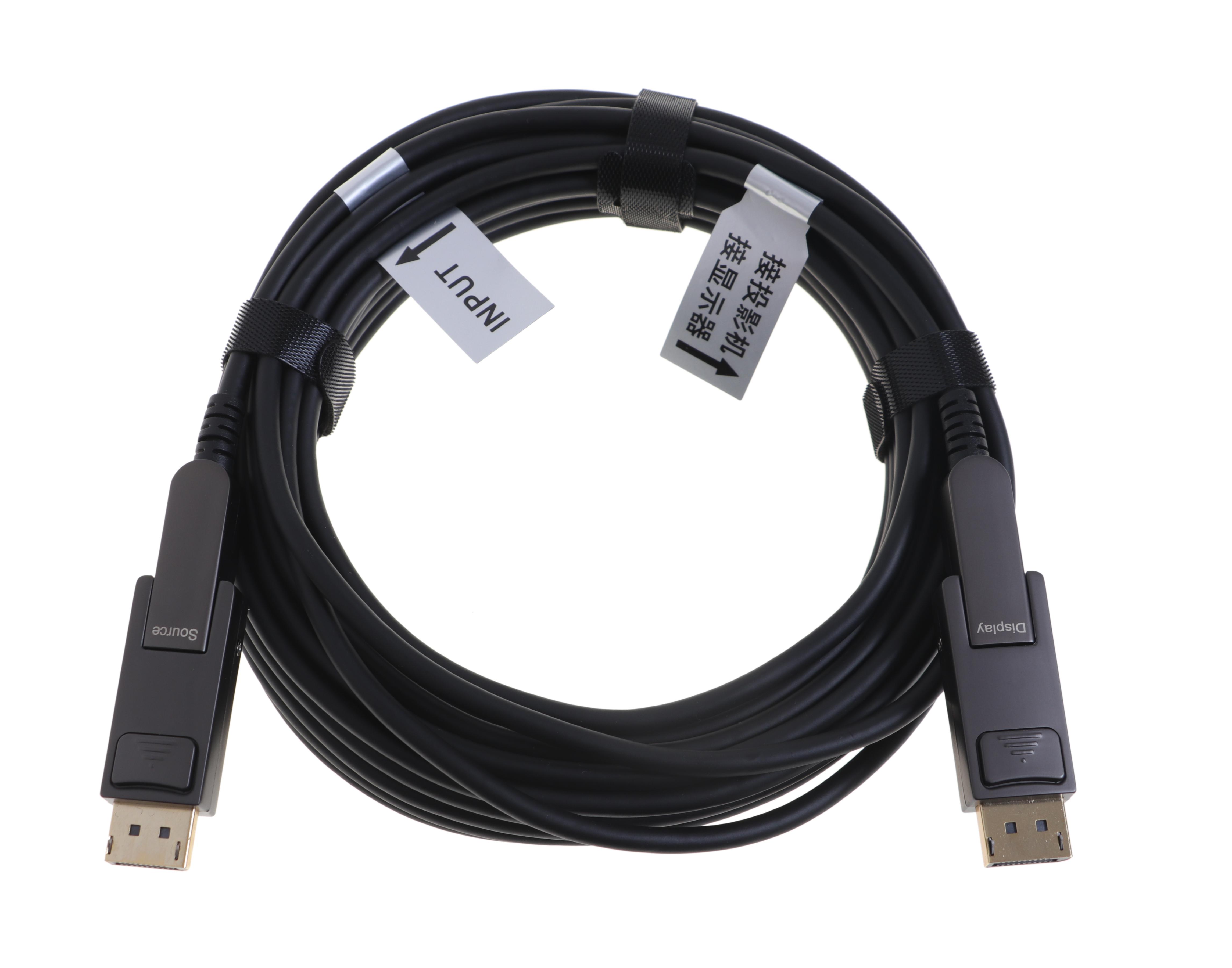 Mini DP 1.4 to Mini DP 1.4 fiber cable