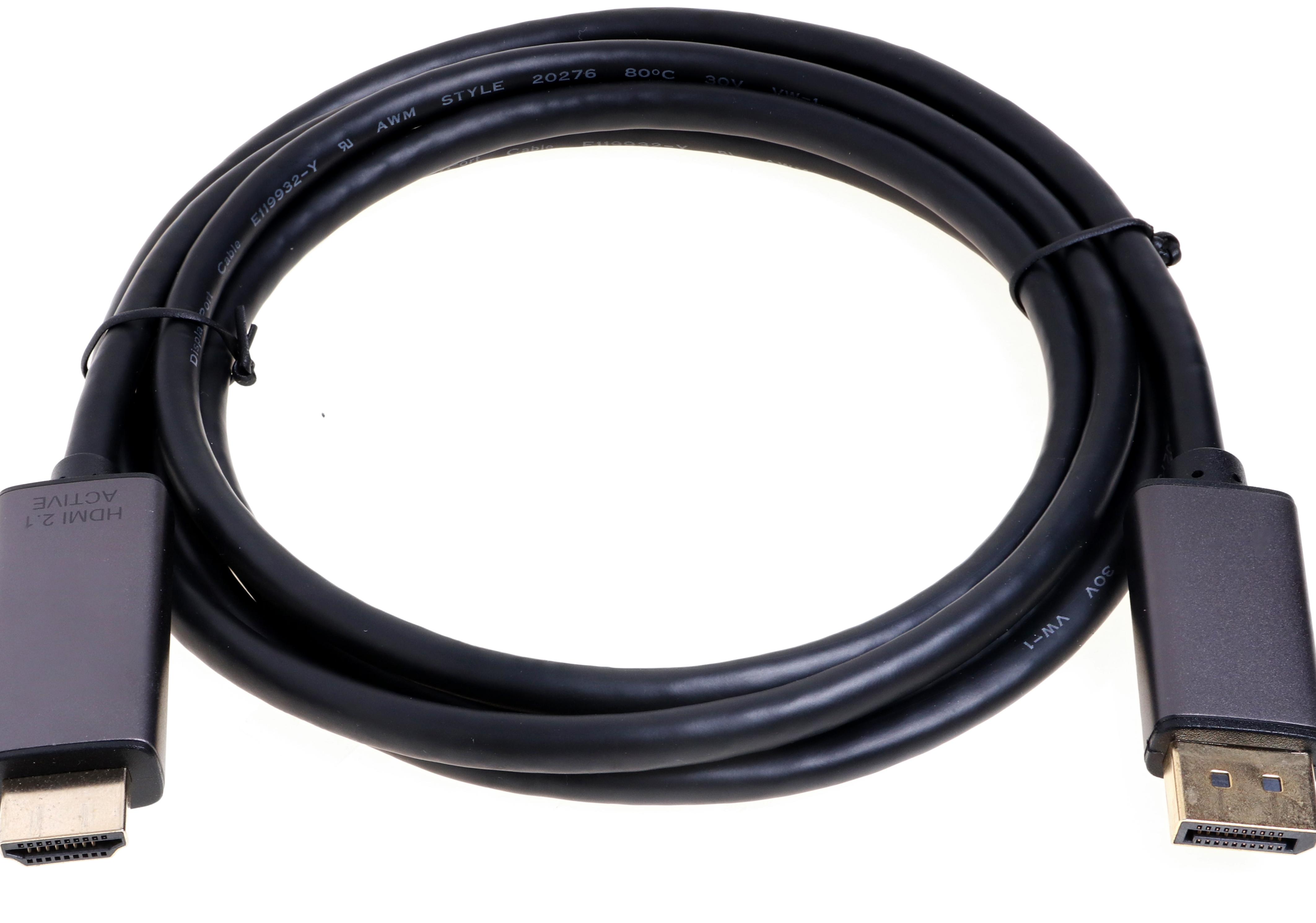 DP 1.4 to HDMI 2.1 Cable 