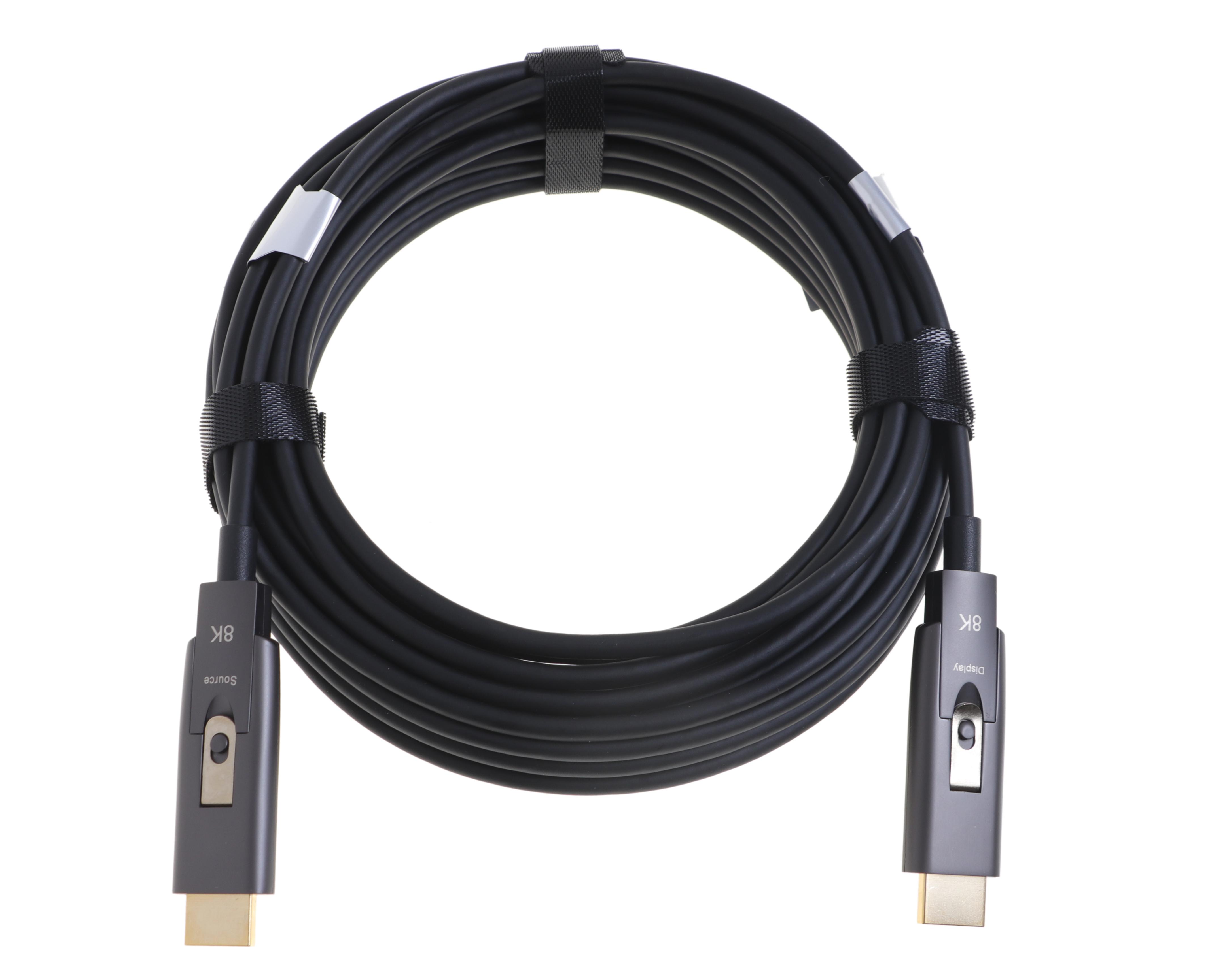 HDMI 2.1 detachable fiber cable (Type D-D)