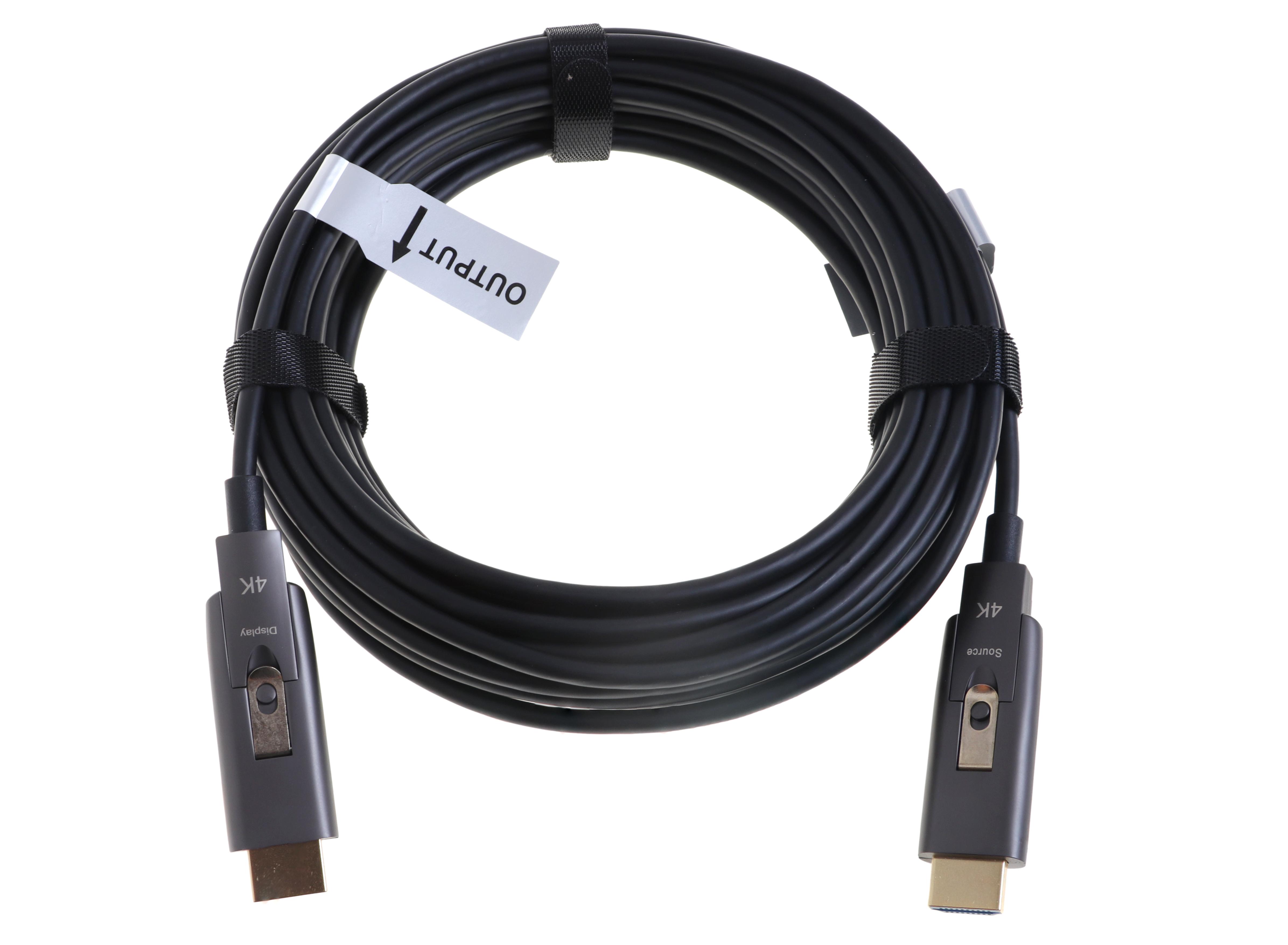 HDMI 2.0 detachable fiber cable (Type D-D)